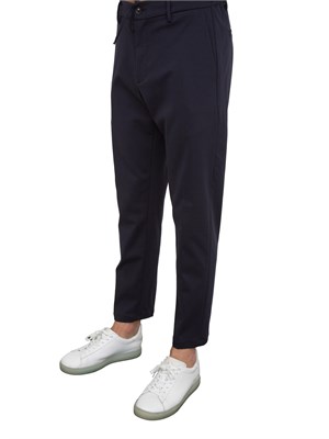 Pantalone Siviglia blu in misto cotone in UOMO