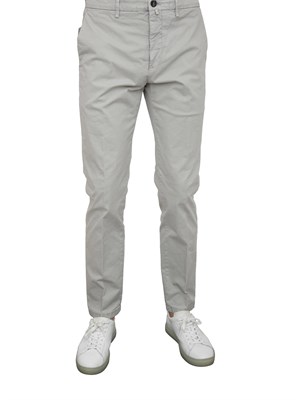Pantalone chino Siviglia grigio in cotone in UOMO