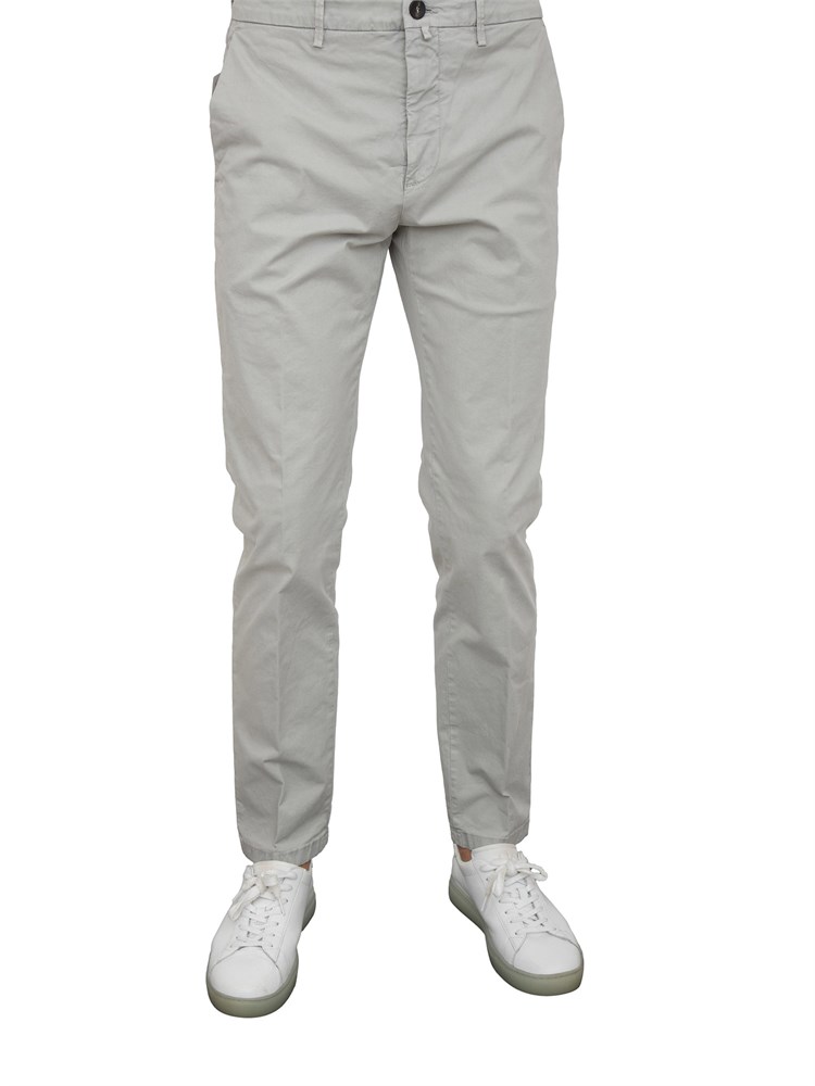 Pantalone chino Siviglia grigio in cotone