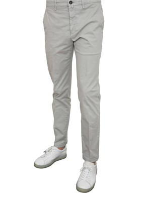 Pantalone chino Siviglia grigio in cotone in UOMO