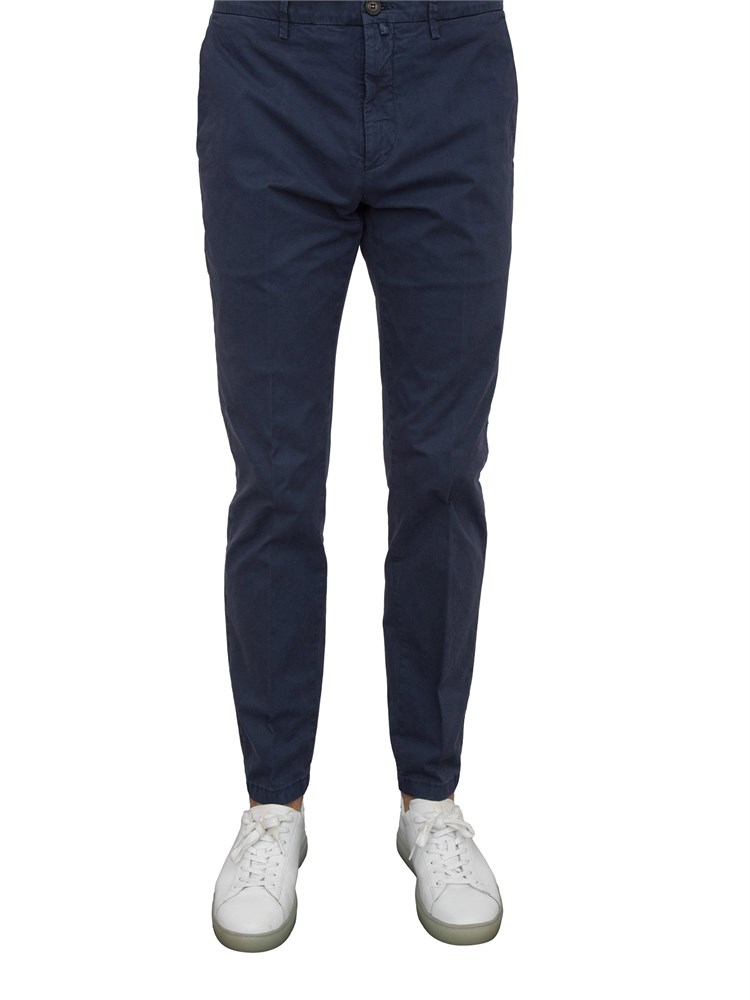Pantalone chino Siviglia blu in cotone