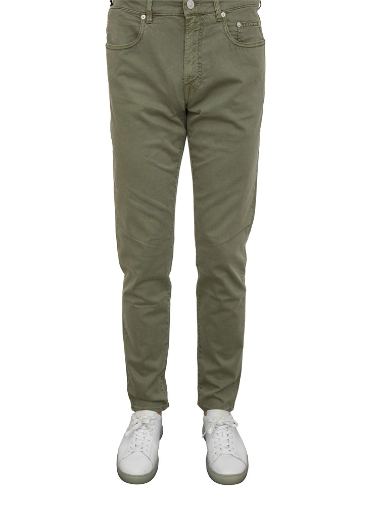 Pantalone chino Siviglia verde in cotone