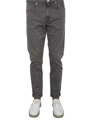 Pantalone chino Siviglia grigio in cotone in UOMO