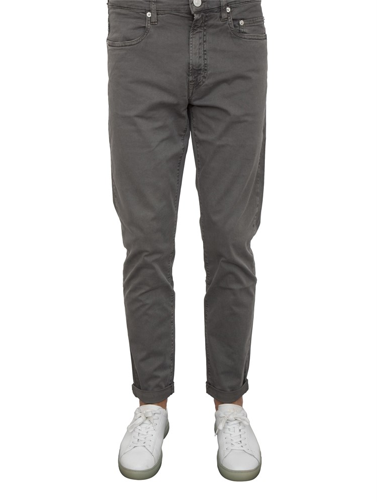 Pantalone chino Siviglia grigio in cotone