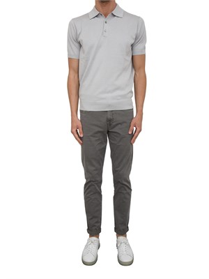 Pantalone chino Siviglia grigio in cotone in UOMO