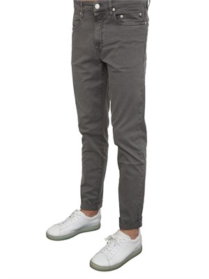 Pantalone chino Siviglia grigio in cotone in UOMO