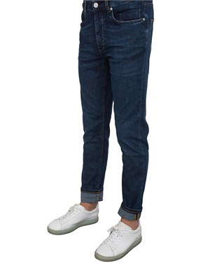 Jeans denim 5 tasche uomo Siviglia lavaggio scuro slim fit in UOMO