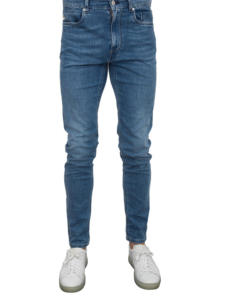 Jeans 5 tasche Siviglia blu denim in cotone stretch