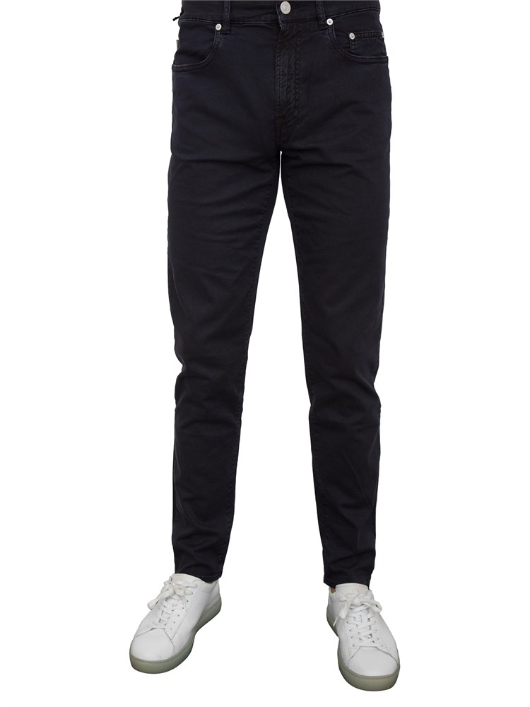 Pantalone chino Siviglia blu in cotone