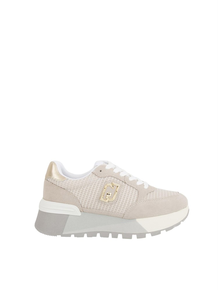 Sneakers Liu Jo grigie con suede e dettaglio rete