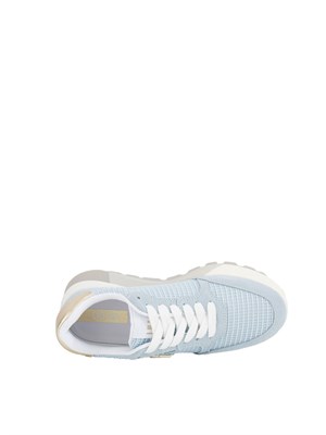 Sneakers Liu Jo celesti con suede e dettaglio rete in DONNA