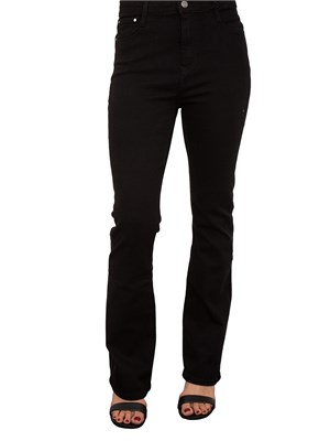 Jeans skinny nero Guess Jeans con gamba svasata in DONNA