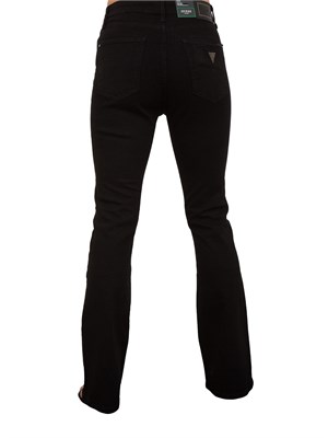 Jeans skinny nero Guess Jeans con gamba svasata in DONNA