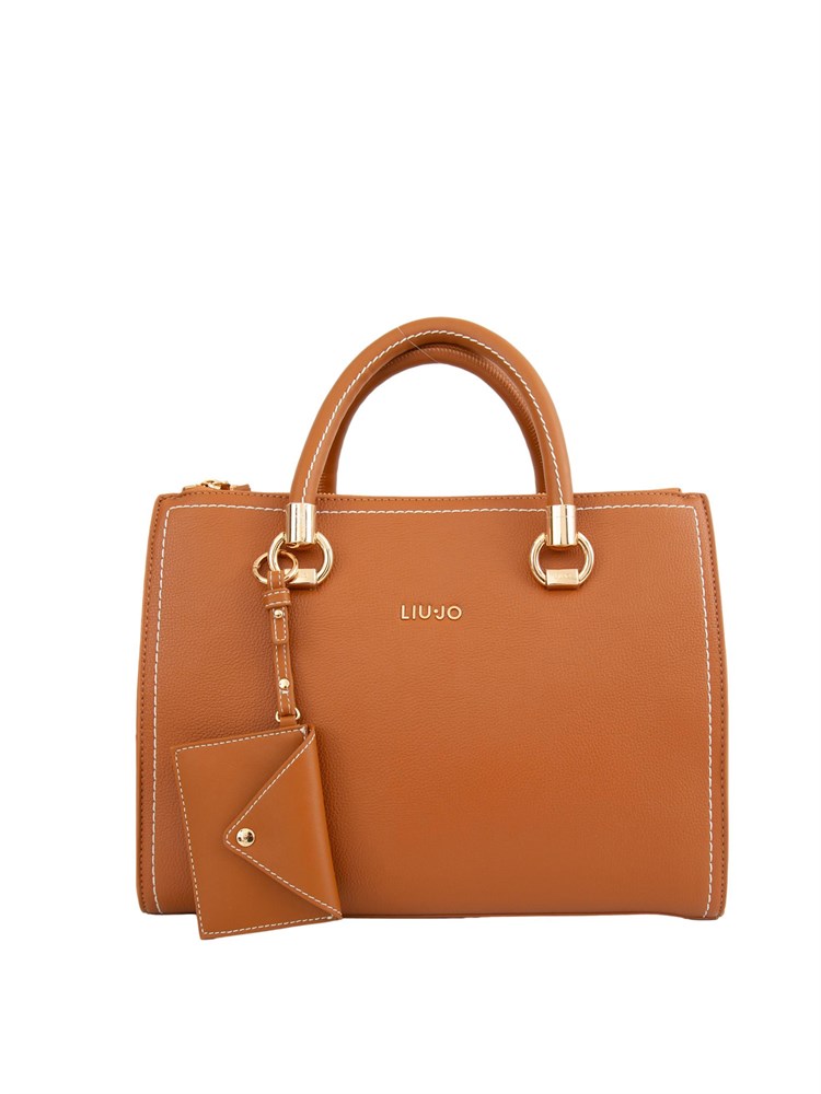 Borsa donna Liu Jo modello satchel in ecopelle cuoio