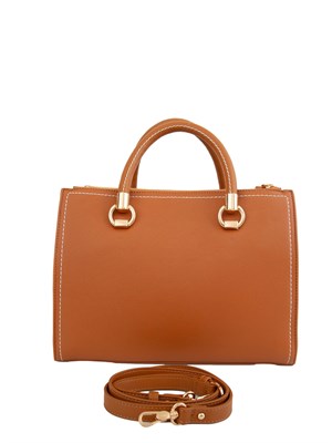 Borsa donna Liu Jo modello satchel in ecopelle cuoio in DONNA