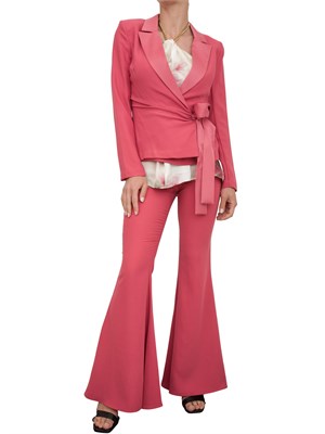 Pantaloni flare Guess by Marciano in viscosa fucsia in DONNA