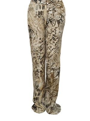 Pantalone vita alta Guess by Marciano stampa animalier all over in DONNA