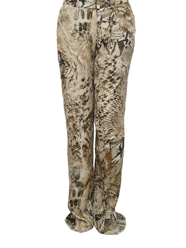 Pantalone vita alta Guess by Marciano stampa animalier all over