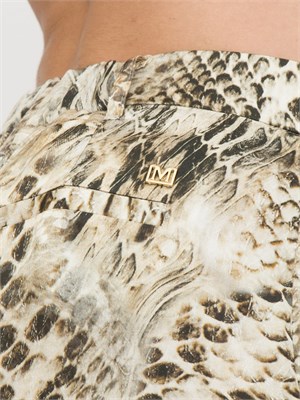 Pantalone vita alta Guess by Marciano stampa animalier all over in DONNA