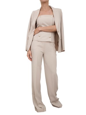 Top corsetto beige Guess by Marciano con bottoni dorati in DONNA