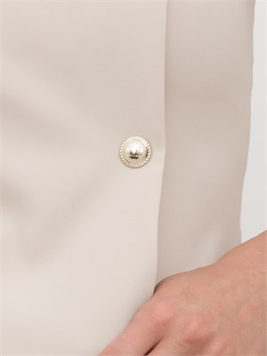 Top corsetto beige Guess by Marciano con bottoni dorati in DONNA
