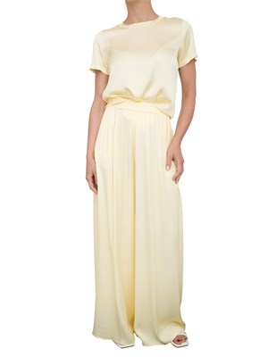 Blusa gialla manica corta Kocca modello girocollo in DONNA