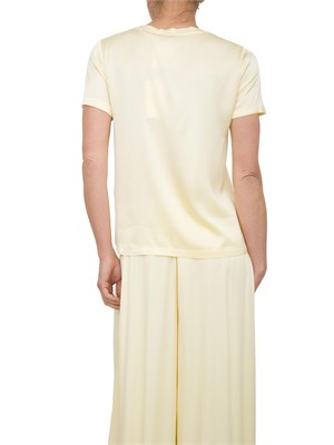 Blusa gialla manica corta Kocca modello girocollo in DONNA