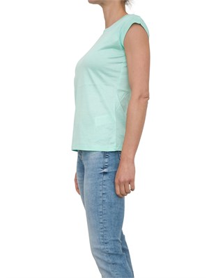 T-shirt acquamarina Kocca con taglio dritto e manica leggermente scesa in DONNA