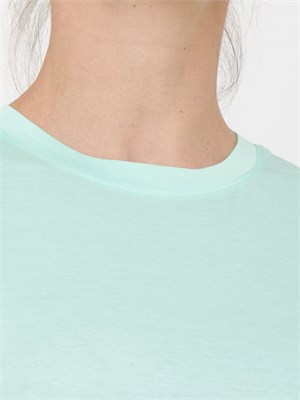 T-shirt acquamarina Kocca con taglio dritto e manica leggermente scesa in DONNA