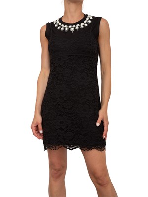 Completo donna Blugirl abito in pizzo nero e top bianco con ricamo gioielli in DONNA