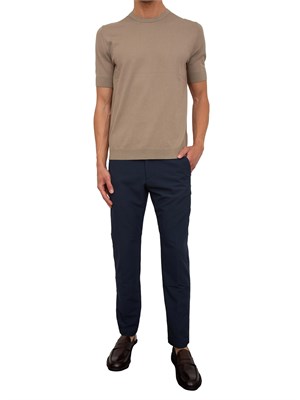 Maglia Hugo slim fit a maniche corte verde in UOMO