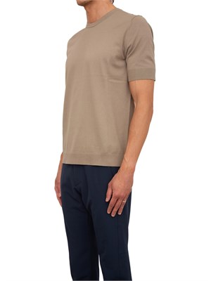 Maglia Hugo slim fit a maniche corte verde in UOMO