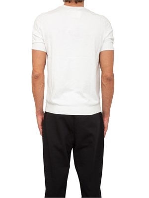 Maglia Hugo slim fit a maniche corte bianco in UOMO