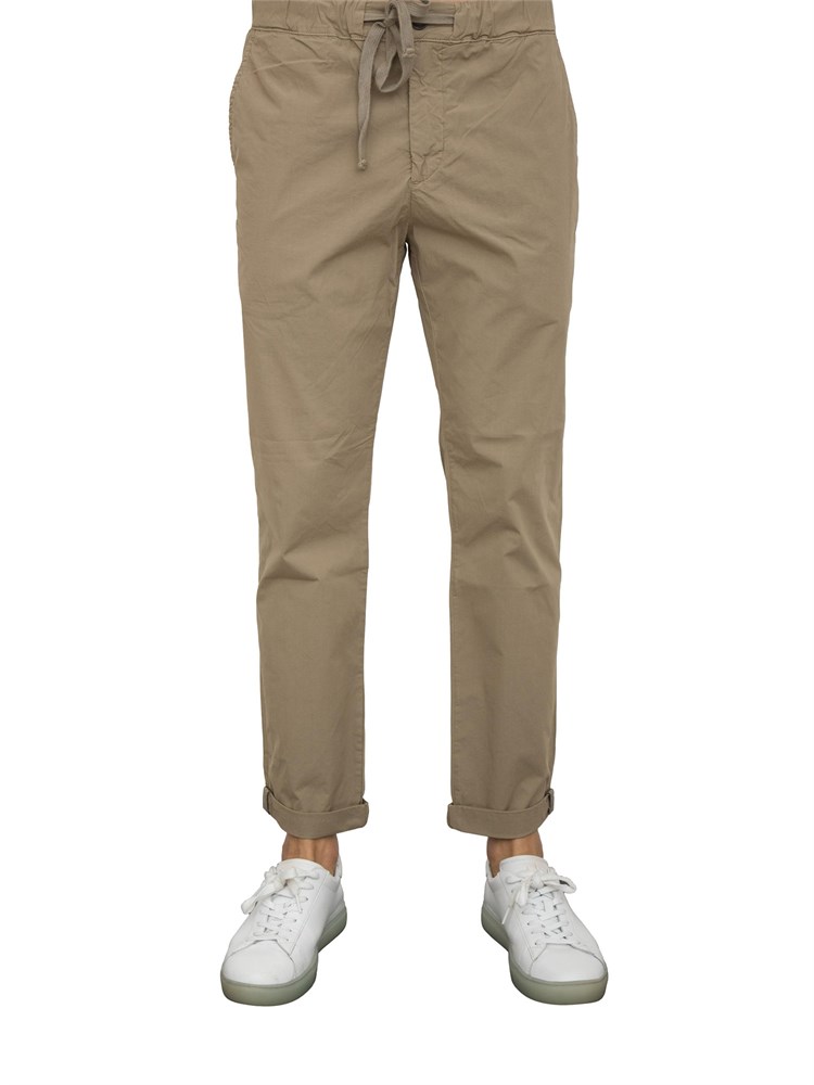 Pantalaccio Aiace Galassi in popeline di cotone taupe