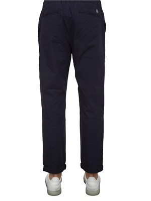 Pantalaccio Aiace Galassi in popeline di cotone blu in UOMO