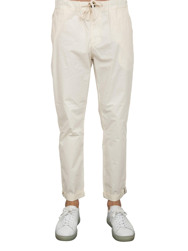 Pantalaccio Aiace Galassi in popeline di cotone avorio