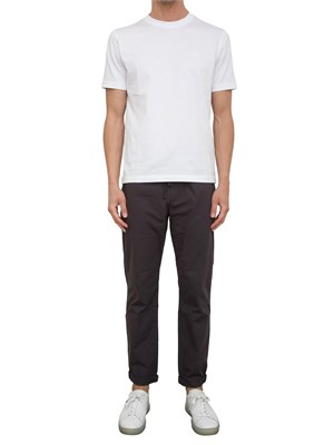 Pantalaccio Aiace Galassi in popeline di cotone nero in UOMO