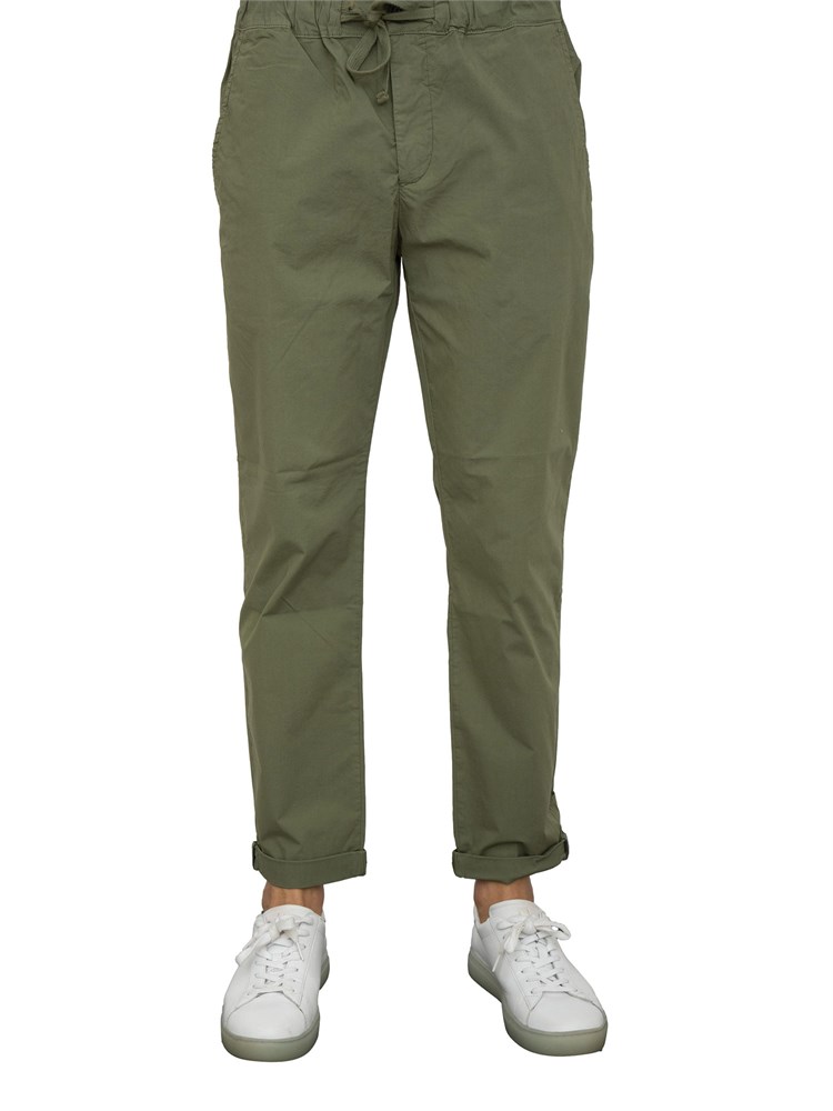 Pantalaccio Aiace Galassi in popeline di cotone verde