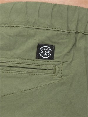Pantalaccio Aiace Galassi in popeline di cotone verde in UOMO