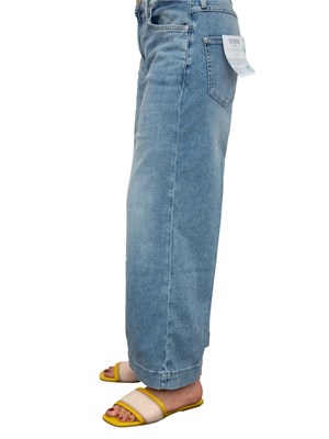 Jeans donna wide leg Guess Jeans con lavaggio medio in DONNA