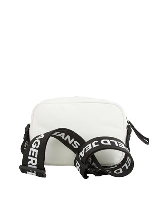 Borsa a tracolla Karl Lagerfeld Jeans in nylon bianco con tasche in DONNA