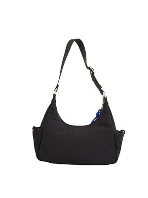 Borsa utility Karl Lagerfeld Jeans in nylon nero con tasche in DONNA