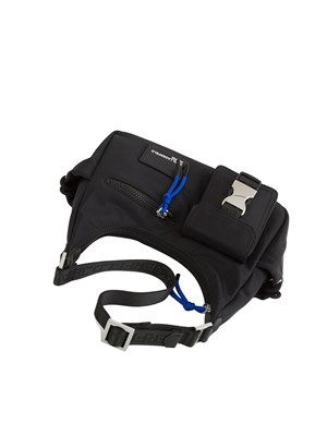 Borsa utility Karl Lagerfeld Jeans in nylon nero con tasche in DONNA