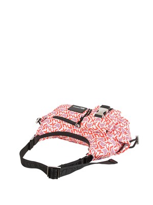 Borsa utility Karl Lagerfeld Jeans in nylon con stampa logo colorato all over e tasche in DONNA