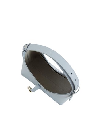 Borsa a spalla donna Furla Goccia M in pelle celeste in DONNA