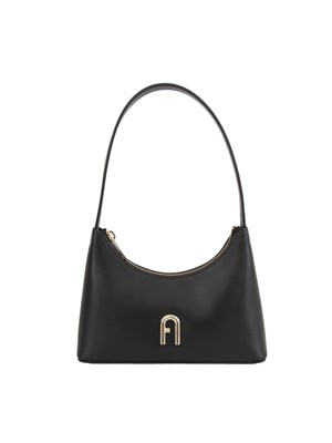 Borsa a spalla donna Furla Diamante in pelle nera in DONNA