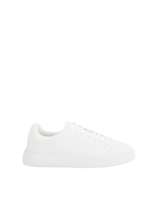 Sneakers in pelle Harmont [and] Blaine bianco in UOMO
