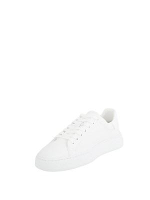 Sneakers in pelle Harmont [and] Blaine bianco in UOMO