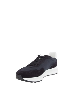 Sneakers Harmont [and] Blaine blu con suola bicolor in UOMO