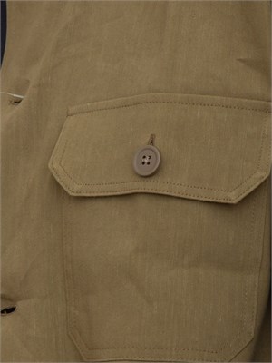Camicia BOSS uomo relaxed fit in misto lino italiano verde in UOMO